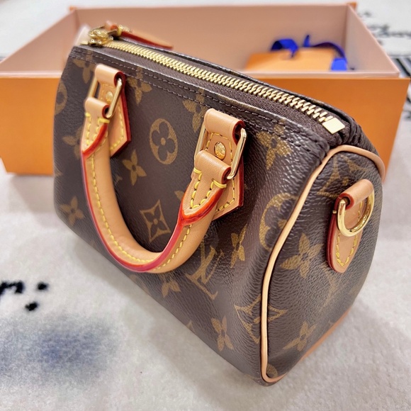 Louis Vuitton Nano Speedy Brown Monogram Canvas - Picture 9 of 15